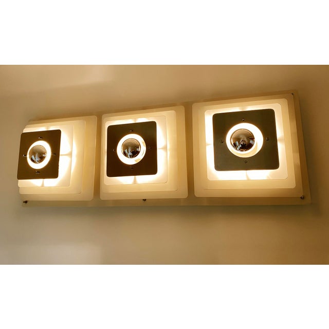 Metal Large Space Age Wall Light from Honsel, 1970s For Sale - Image 7 of 18