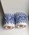 Mexican Vintage Mexican Hand-Painted Tlalpujahua Salt & Pepper Shakers in Blue & White-a Pair For Sale - Image 3 of 6