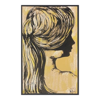 1960s Paul Russell Portrait of a Lady For Sale