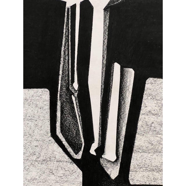 1960s Peter Steinforth, Geometric Abstraction, Original Ink Drawing, 1969 For Sale - Image 5 of 8