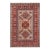 Southwestern Kazak Beige/Red Wool Rug - 3'5''x5'1'' For Sale