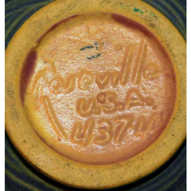 Ceramic 1930s Roseville Water Lily Vase For Sale - Image 7 of 8