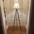 Contemporary Antique Surveyors Tripod Floor Lamp For Sale - Image 3 of 10