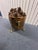 Antique Copper & Brass Kindling and Wood Holder – Lion Head Ring Pulls & Claw Feet For Sale In Chicago - Image 6 of 7
