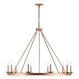 Telta 10-Light 46.5" Chandelier in Gold For Sale