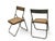 Mid-Century Modern Four MCM Industrial Cane Mid Century Folding Chairs For Sale - Image 3 of 10