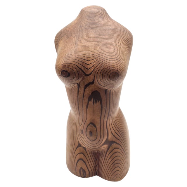 Robert Buckland Carved Wood Female Torso Sculpture, American Studio Art, 20.5" For Sale In San Francisco - Image 6 of 16