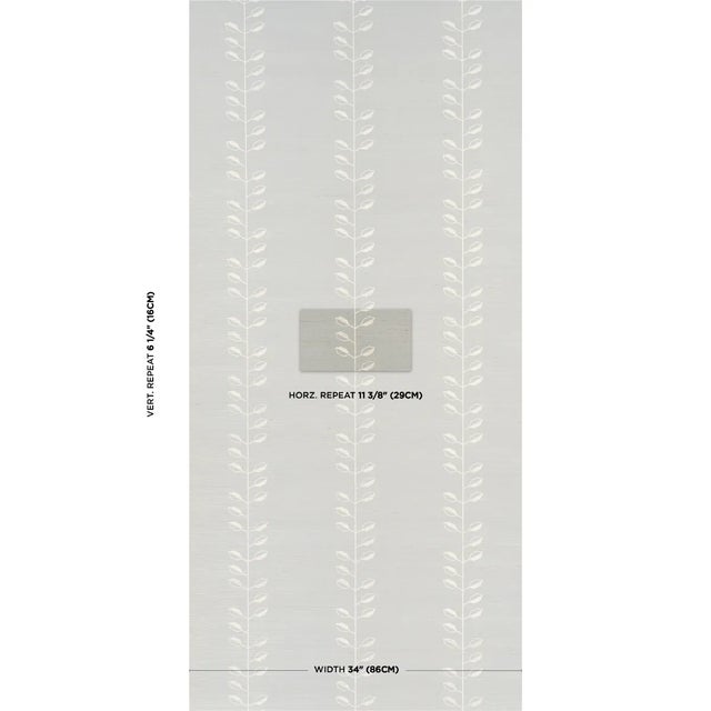 Inspired by a 1920s French textile, Geo Leaf Sisal wallpaper is an abstract botanical with a graphic look and unique...