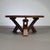 Height-adjustable oak coffee table, 3 positions. 1960s Depth 110 cmHeight 52 / 47 / 43 cm