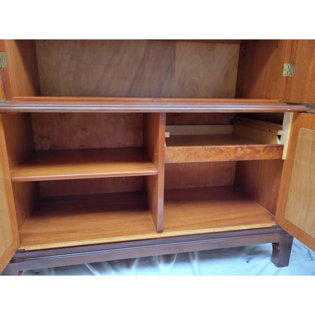 Mid-Century Modern Swedish Modern j.o. Carlssons Locking Storage Cabinet For Sale - Image 3 of 12