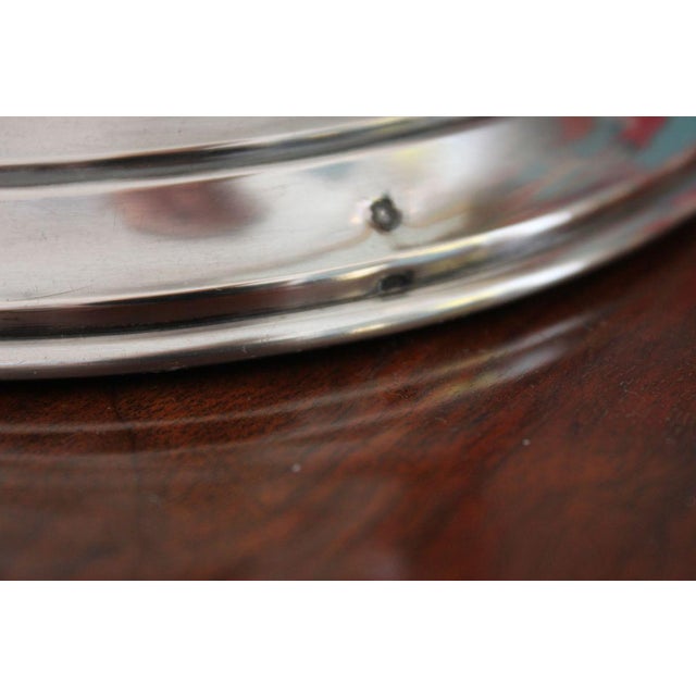 Metal Antique Silver Candleholders, Set of 2 For Sale - Image 7 of 9