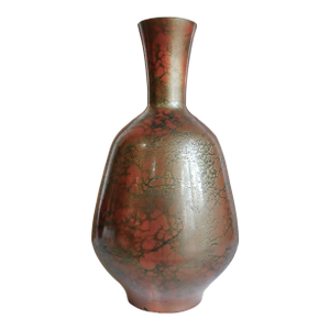 Japanese Brass Vase, Early 20th Century