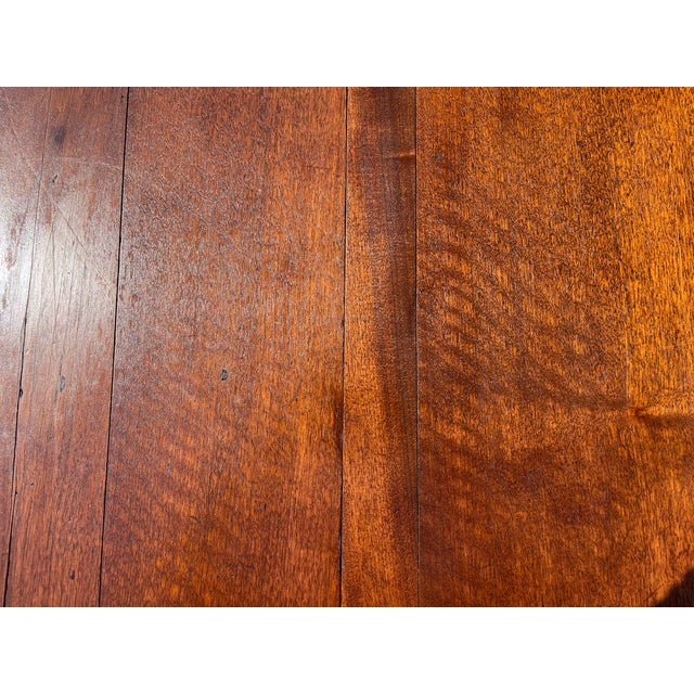 Wood Cherry Drop Leaf Oval Table For Sale - Image 7 of 11