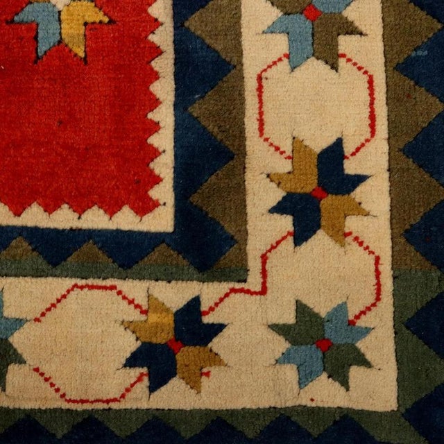 Vintage Turkish Kars Rug For Sale - Image 6 of 9