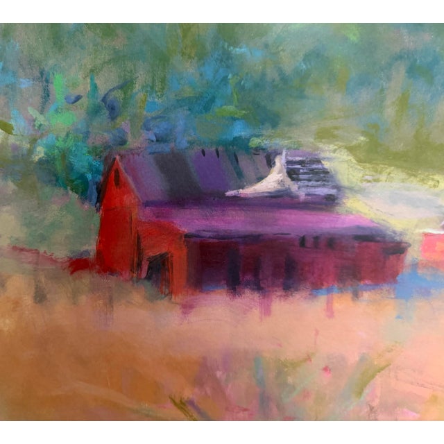 Homestead in Mountain Valley, Contemporary Impressionist, Framed Achival Iris Giclee, Artist Greg Osterhaus For Sale - Image 4 of 8