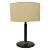 Italian Black Leather Table Lamp in the Style of Jacques Adnet For Sale