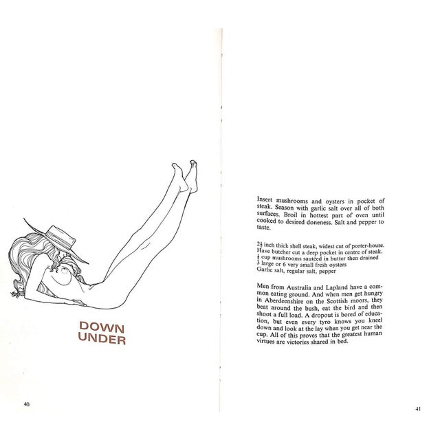 White "Fanny Hill's Cook Book" 1970 Braun, Lionel H. & Adams For Sale - Image 8 of 12