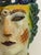 Traditional Rare Pair of Cantagalli Florence Renaissance Revival Majolica Figural Head Vases, Italy, Late 19th Century For Sale - Image 3 of 12