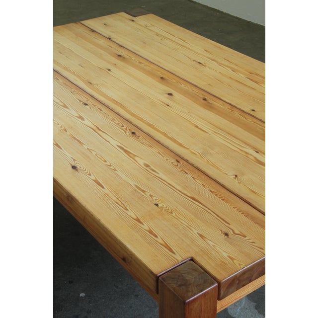 Danish Chunky Pine Wood Coffee Table, 1970 For Sale - Image 18 of 18