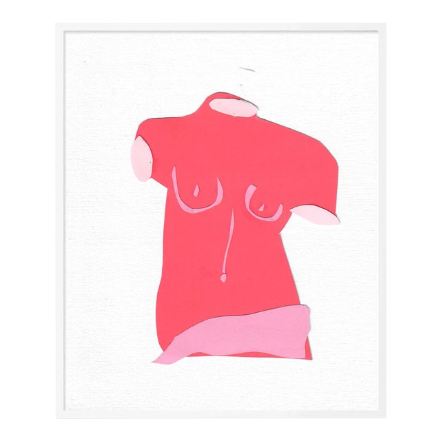 Fair Lady 7 by Virginia Chamlee in White Framed Paper, Small Art Print For Sale