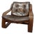 Mid-Century Leather Lounge Chair on Plywood Frame, the Netherlands 1970s For Sale