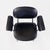 Metal Modern Italian Chair in Metal and Black Leather with Arms, 1960s For Sale - Image 7 of 18