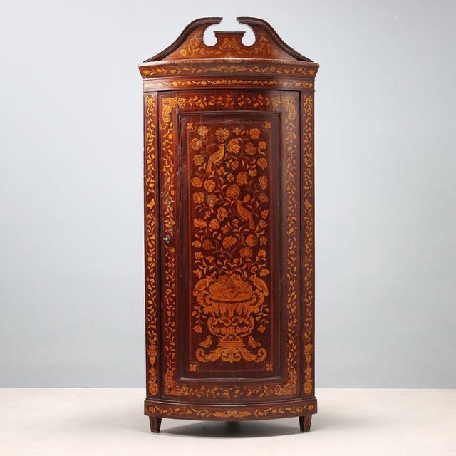Dutch Mahogany Corner Cabinet For Sale - Image 14 of 14