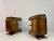 French Oak Bedside Tables with Portoro Marble Tops, 1930s, Set of 2 For Sale - Image 9 of 13
