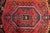 Navy Blue 1930s, Vintage Persian Hamadan Rug, Geometric Medallion, 3 X 5 For Sale - Image 8 of 10
