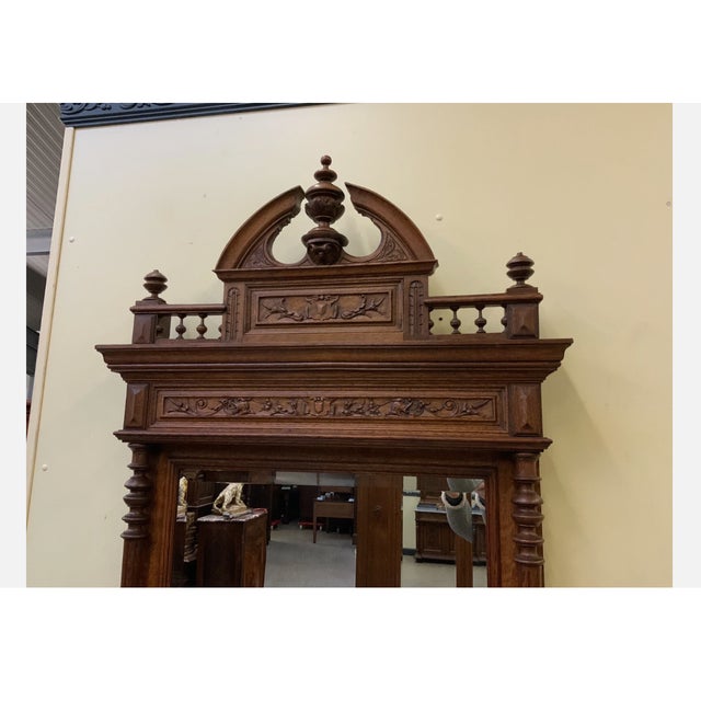 Brown Antique Chest of Drawers, 1880 For Sale - Image 8 of 10