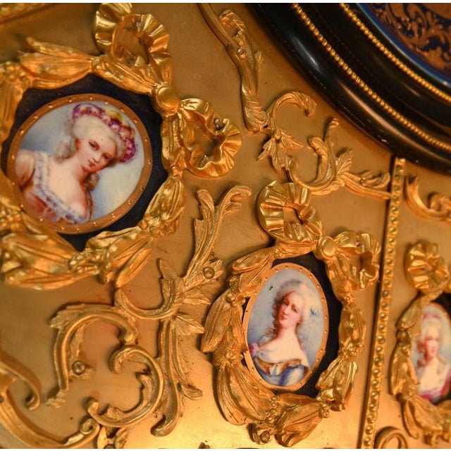 Napoleon III Revival Centre Table with Ormolu Plaques from Sèvres For Sale - Image 5 of 8