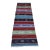 1970s Rustic & Primitive Striped Hand Knotted Oushak Kilim Runner For Sale