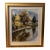 This beautiful watercolor landscape of a river shore is signed L. Hansen. It was professionally framed at Northwest Art...