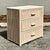 Late 20th Century Vintage Coastal Washed Rattan Chest of Drawers For Sale - Image 5 of 6