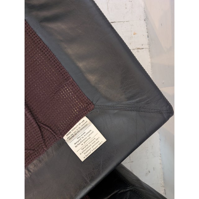 Mid-Century Leather Lounge Chair by De Pas Durbino & Lomazzi for Zanotta, Italy, 1970s For Sale - Image 14 of 17