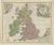Antique Map of the British Isles by Lotter, 1764 For Sale