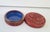 Red Vintage Chinese Cinnabar Box With Enameled Interior For Sale - Image 8 of 13