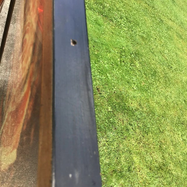 Abstract Modern Religious Man Batik Fabric Painting 50" For Sale - Image 11 of 12