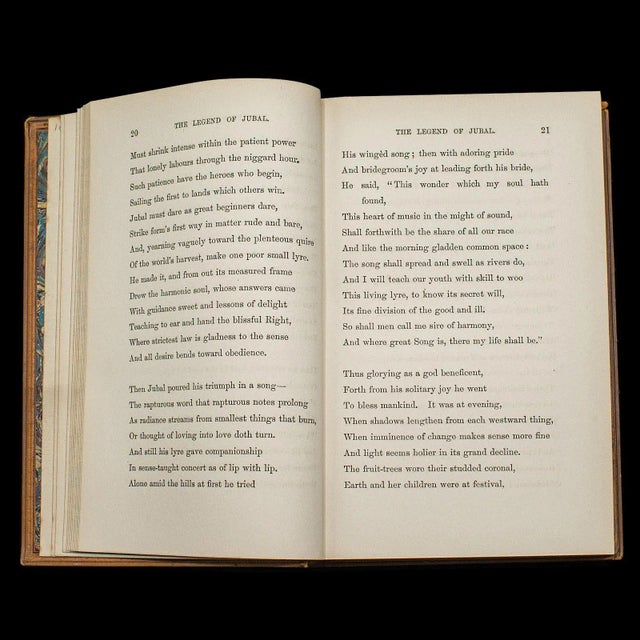 Paper 1880's Antique Legend of Jubal For Sale - Image 7 of 12