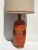 Orange Lava Glazed Ceramic Lamps - a Pair For Sale - Image 9 of 13