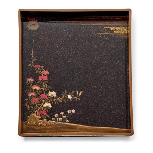 Rare Japanese Lacquer Writing Box Suzuribako Meiji Period For Sale - Image 15 of 18