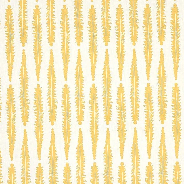 Foliage surrounding her countryside home in England inspired printmaker Molly Mahon to create this graphic fabric. Based...