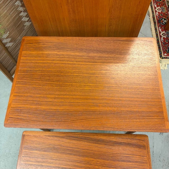 Bramin Mobler Danish Teak Nesting Tables - Set of 3 For Sale - Image 13 of 15