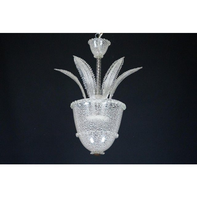 Vintage Italian Murano Glass Pendant Light, 1930s For Sale - Image 7 of 14