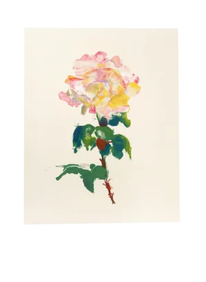 Anne-Marie Joly "Fleur Rose" Lithograph