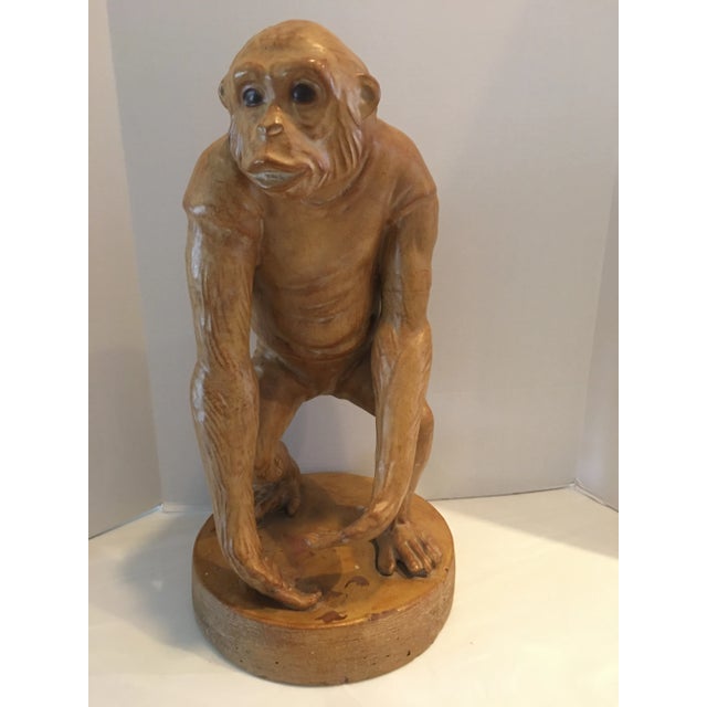 Vintage 1980s Large Terracotta Monkey For Sale - Image 10 of 10