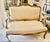 Early 20th Century Early 20th Century French Louis XV Style Giltwood Carved Settee in Cream Upholstery For Sale - Image 5 of 9
