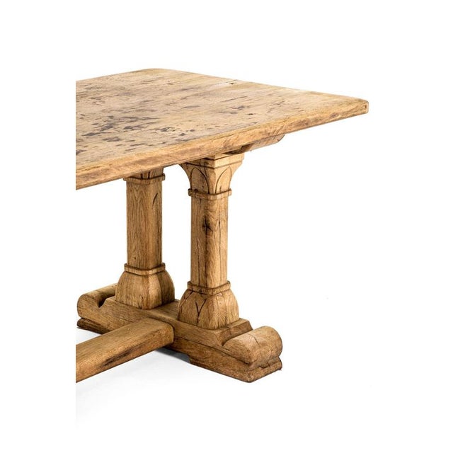 French Oak Monastery Table For Sale - Image 6 of 15