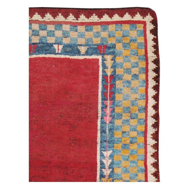 Tribal Galerie Shabab Collection Antique Persian Gabbeh Rug For Sale - Image 3 of 9