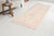 Peach Vintage Turkish Oushak Runner - Neutral Pastel Medallion For Sale - Image 8 of 10